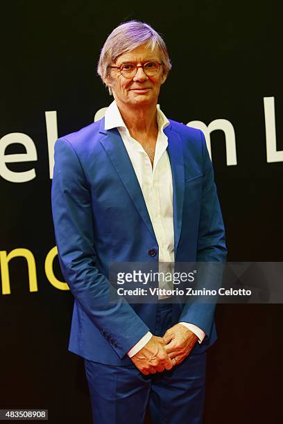 Director Bille August attends the Pardo D'Onore Swisscom red carpet on August 9, 2015 in Locarno, Switzerland.