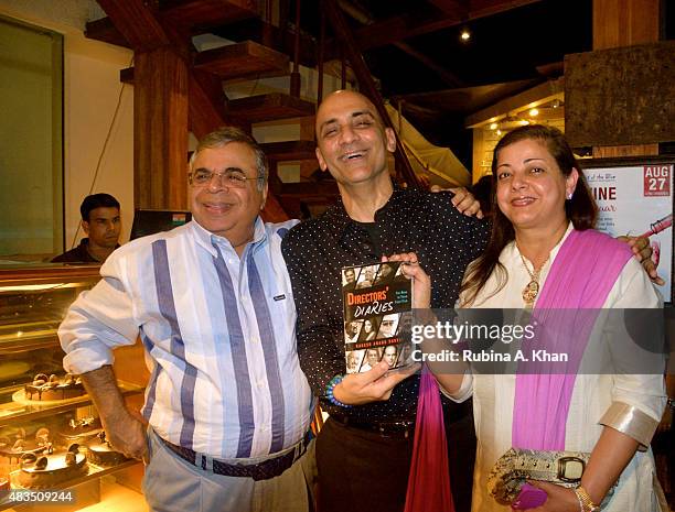 Industrialist Ashok Hinduja and his wife Harsha, attend the book release of Rakesh Anand Bakshi's "Directors' Diaries - The Road To Their First Film"...