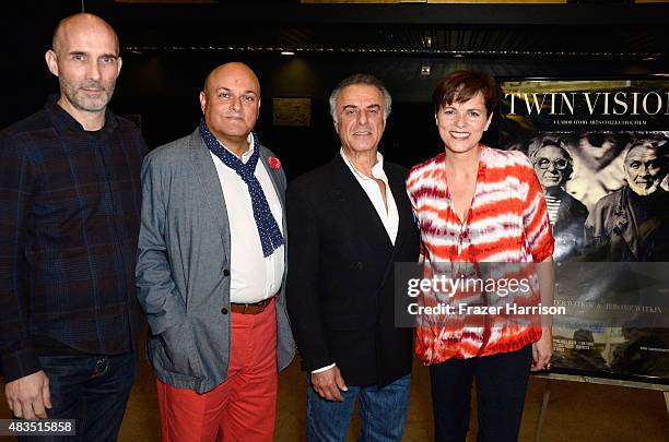 Director Gavin Bowden, Producer Nigel Daly,OBE, Fine Arts gallery owner Jack Rutberg, director Louise Salter attend The Laboratory Arts Collective...