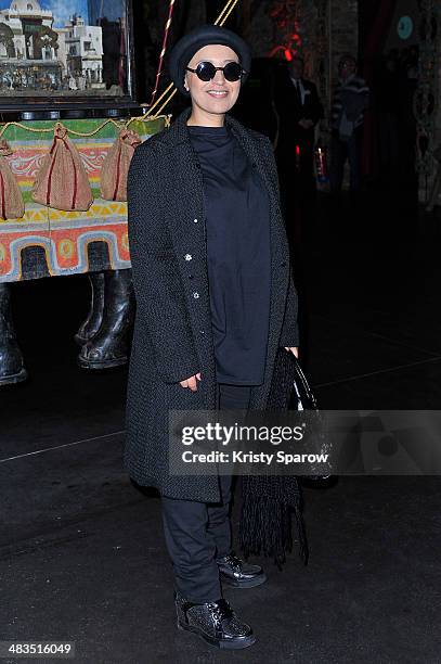 Laam attends the Secours Populaire Francais charity party at the Musee Des Arts Forains on March 28, 2014 in Paris, France.