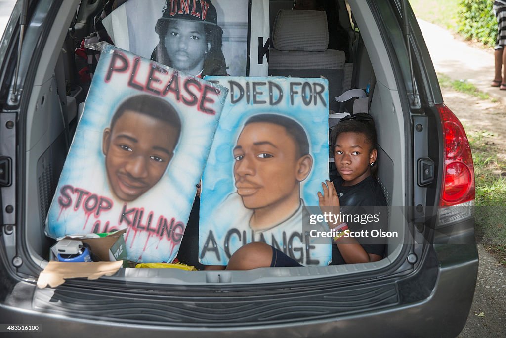 Ferguson, Missouri Marks One-Year Anniversary Of The Death Of Michael Brown