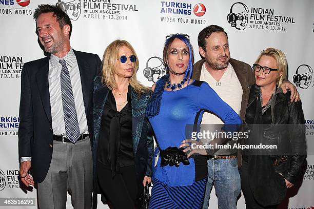 Actors David Arquette, Rosanna Arquette, Alexis Arquette, Richmond Arquette, and Patricia Arquette attend the Indian Film Festival Of Los Angeles...