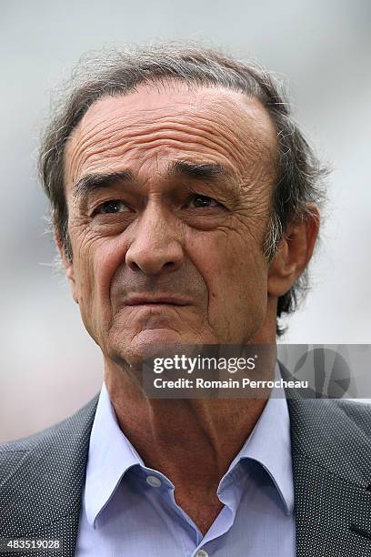 The FC Girondins de Bordeaux president Jean Louis Triaud before the French Ligue 1match between FC Girondins de Bordeaux and Stade de Reims at...