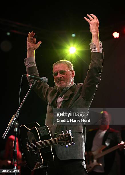 Steve Harley and Cockney Rebel perform on Day 4 of Wickham Festival on August 9, 2015 in Wickham, England.