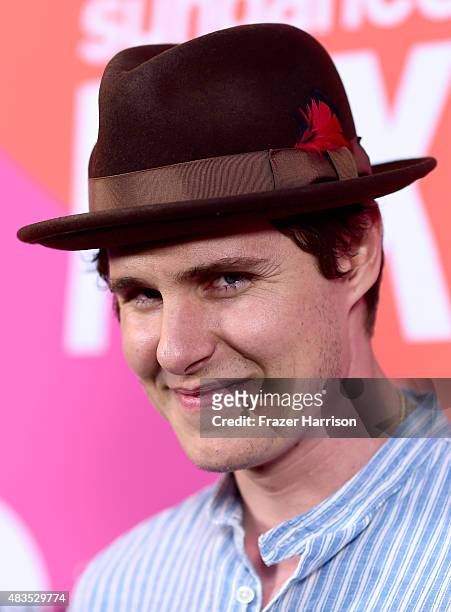 Actor Marc Senter attends "Turbo Kid" during the Sundance NEXT FEST at The Theatre at Ace Hotel on August 9, 2015 in Los Angeles, California.