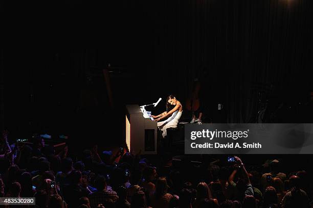 Christina Perri performs at Iron City on August 9, 2015 in Birmingham, Alabama.