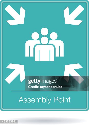 Vector Assembly Point Sign High-Res Vector Graphic - Getty Images