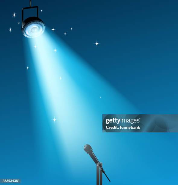 bildbanksillustrationer, clip art samt tecknat material och ikoner med stage lighting - strålkastarljus