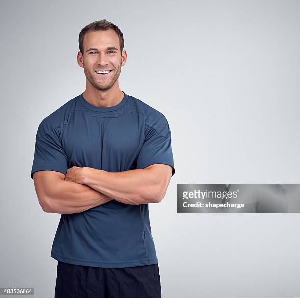 he's built solid - sportswear stock pictures, royalty-free photos & images