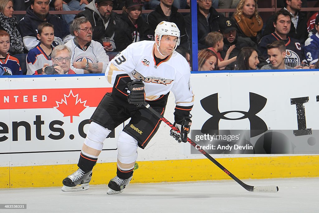 Anaheim Ducks v Edmonton Oilers