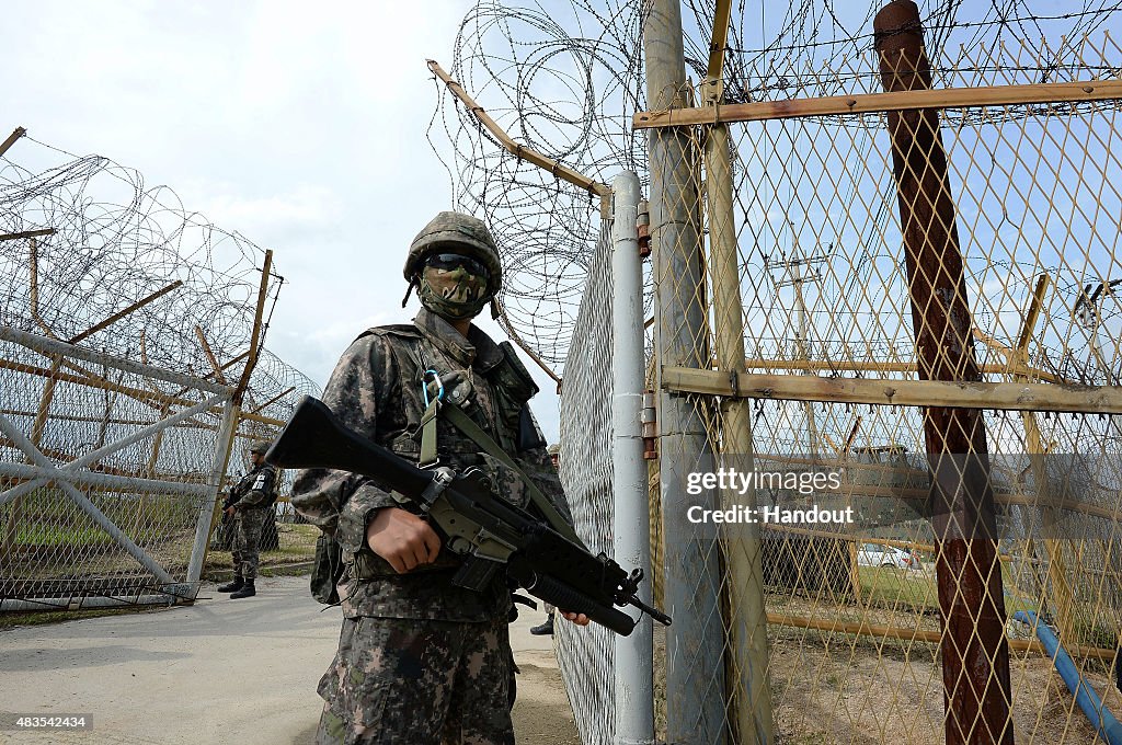 S. Korea Condemns N. Korea Over Land Mine Blast