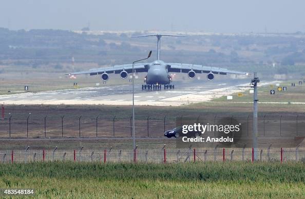 US Air Force Aircrafts arrive in Incirlik Base in Turkey's Adana US Air Force Aircrafts arrive in Incirlik Base in Turkey's Adana
