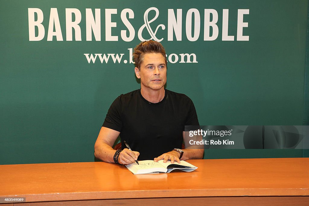 Rob Lowe Signs Copies Of His Book "Love Life"