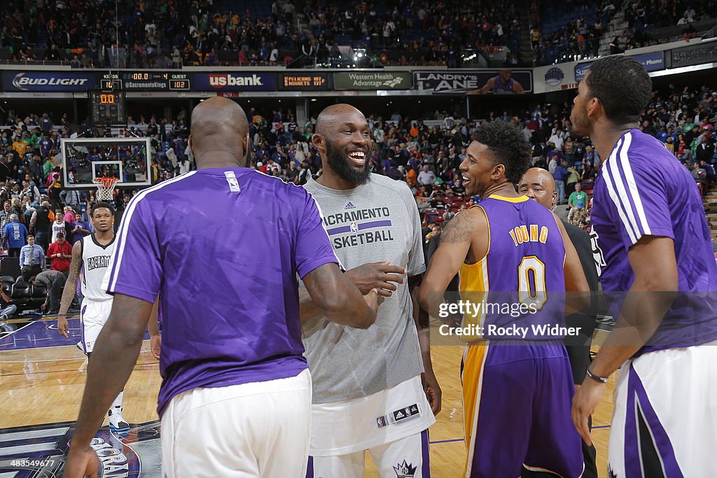 Los Angeles Lakers v Sacramento Kings