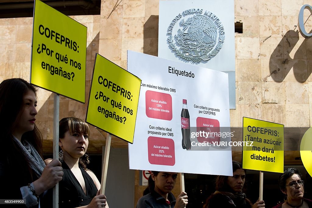 MEXICO-HEALTH-PROTEST-SUGAR