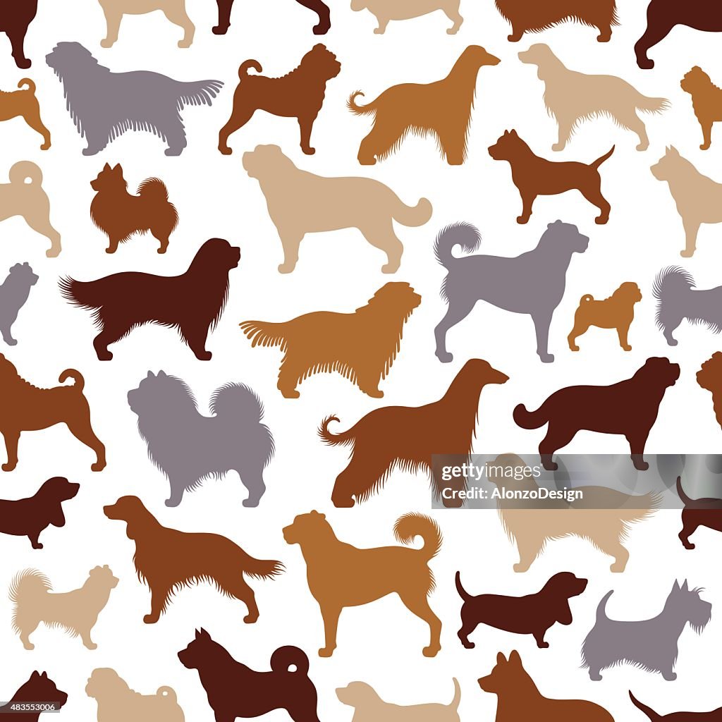 Repetitive Dogs Pattern