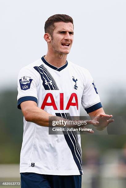 Dominic Ball of Spurs during the Barclays U21 Premier League match between Tottenham Hotspur U21 and Everton U21 at Tottenham Hotspur Training Ground...