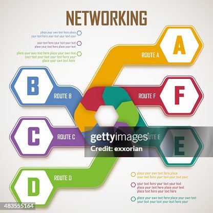 Hexagonal shape infographic elements Hexagonal shape infographic elements