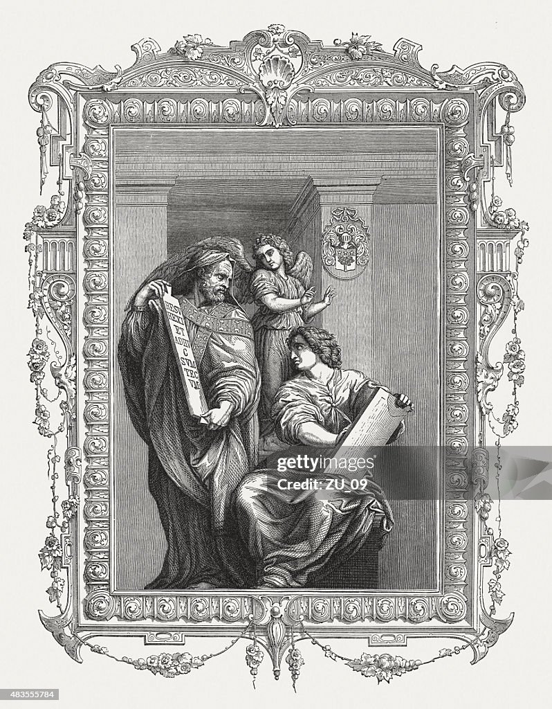 Prophets David and Daniel by Raphael, published in 1878