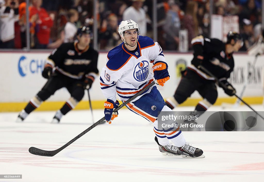 Edmonton Oilers v Anaheim Ducks