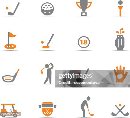 Icon Set, Golf Icon Set, Golf
