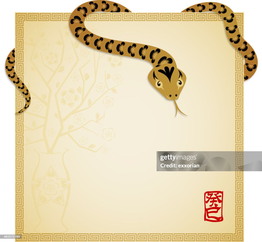 Snake Notice Year Of The Snake Notice High-Res Vector Graphic - Getty Images