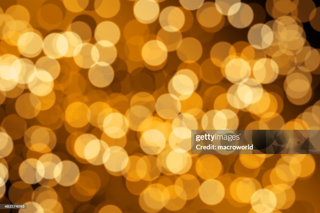 Yellow Defocused (Holiday Background)