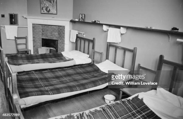 Dormitory at Heatherdown Preparatory School, Berkshire, 22nd May 1968.