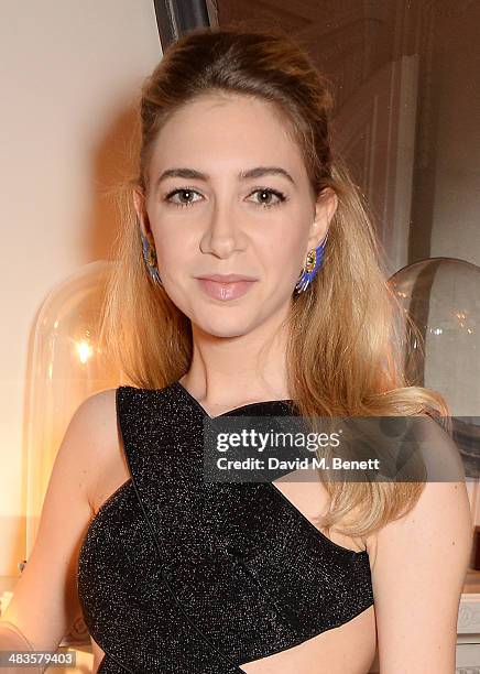 Jewellery designer Sabine Ghanem attends the Sabine G Harlequin Collection launch which she hosted with Joseph Getty at 26 Curzon Street on April 9,...