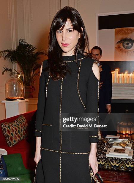 Caroline Sieber attends the Sabine G Harlequin Collection launch hosted by jewellery designer Sabine Ghanem and Joseph Getty at 26 Curzon Street on...