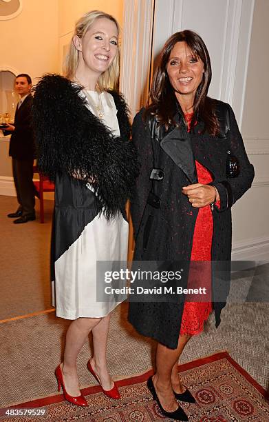 Sophia Hesketh and Debonaire von Bismarck attend the Sabine G Harlequin Collection launch hosted by jewellery designer Sabine Ghanem and Joseph Getty...