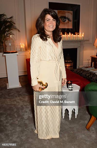 Daniella Helayel attends the Sabine G Harlequin Collection launch hosted by jewellery designer Sabine Ghanem and Joseph Getty at 26 Curzon Street on...