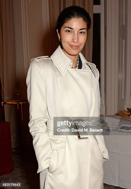 Caroline Issa attends the Sabine G Harlequin Collection launch hosted by jewellery designer Sabine Ghanem and Joseph Getty at 26 Curzon Street on...