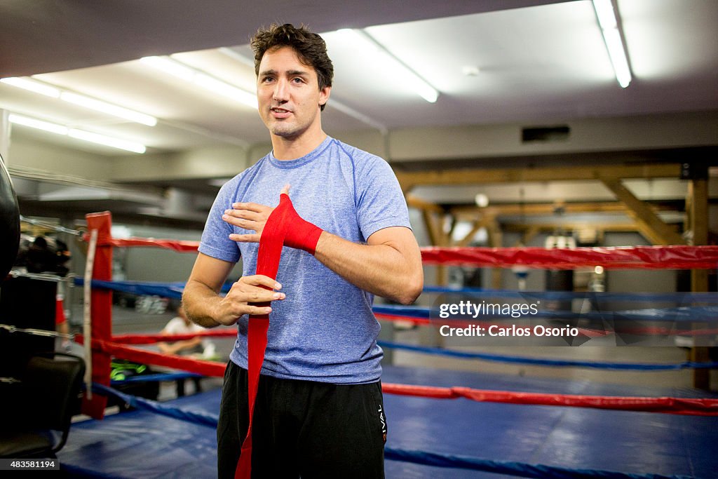 Justin Trudeau Boxing