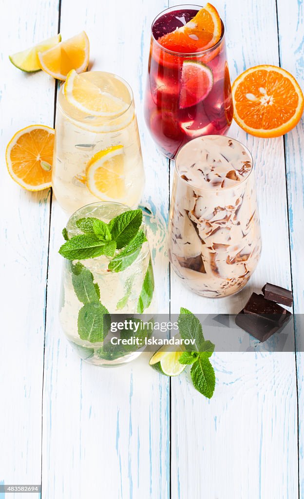 Refreshing summer drinks
