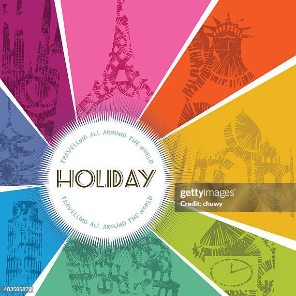 urlaub monument banner - antonio gaudi stock-grafiken, -clipart, -cartoons und -symbole