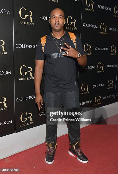 Dj Infamous attends Future Album Release Party at Gold Room on July 30, 2015 in Atlanta, Georgia.