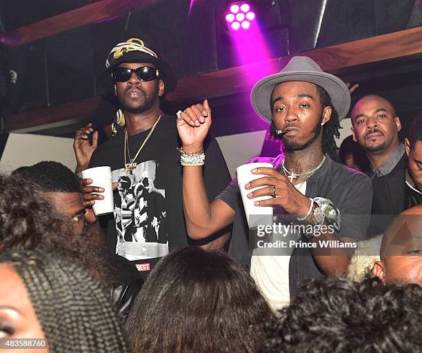 Chainz and Skooly attend Future Album Release Party at Gold Room on July 30, 2015 in Atlanta, Georgia.