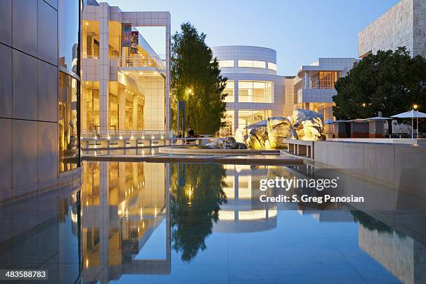 the getty center - getty centre stock pictures, royalty-free photos & images