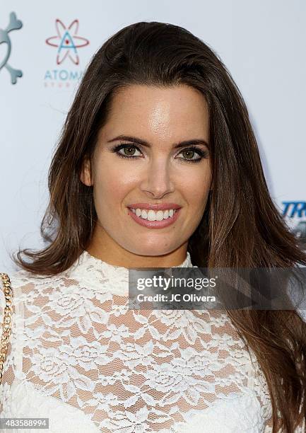 Actress Jessica Uberuaga attends the premiere of 'Star Trek: Renegades' at Crest Westwood on August 1, 2015 in Westwood, California.