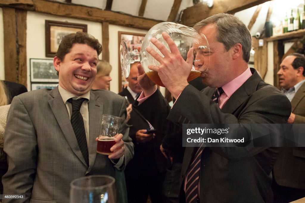 Nigel Farage Speech At UKIP Public Meeting In Basingstoke