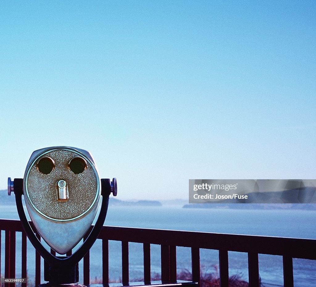 Coin Operated Binoculars at San Francisco Bay