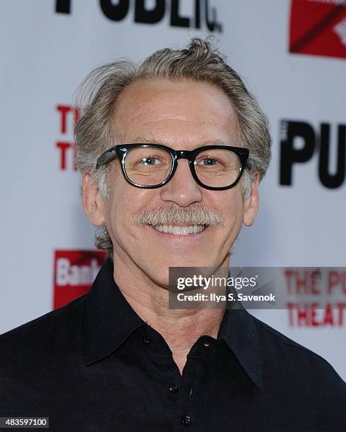 Actor Stephen Spinella attends the Public Theater's opening night of "Cymbeline" at Delacorte Theater on August 10, 2015 in New York City.