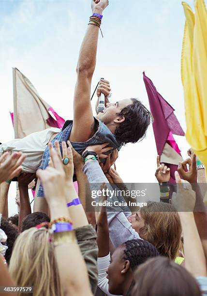 Surf Singer 391 Singer Crowd Surfing Stock Photos, High-Res Pictures, and Images ...