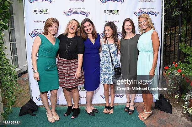 Wendy Harris, Dr. Alice Wilder, Monica Dennis, Addison Holley, Tara Sorensen and Angela Santomero attend the premiere screening event for Amazon...