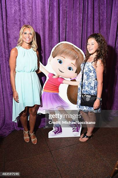 Wishenpoof' creator Angela Santomero and actress Addison Holley attend the premiere screening event for Amazon Original Kids Series 'Wishenpoof' on...