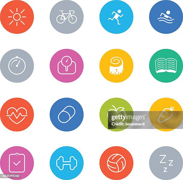 fitness icons - fireplace background stock illustrations