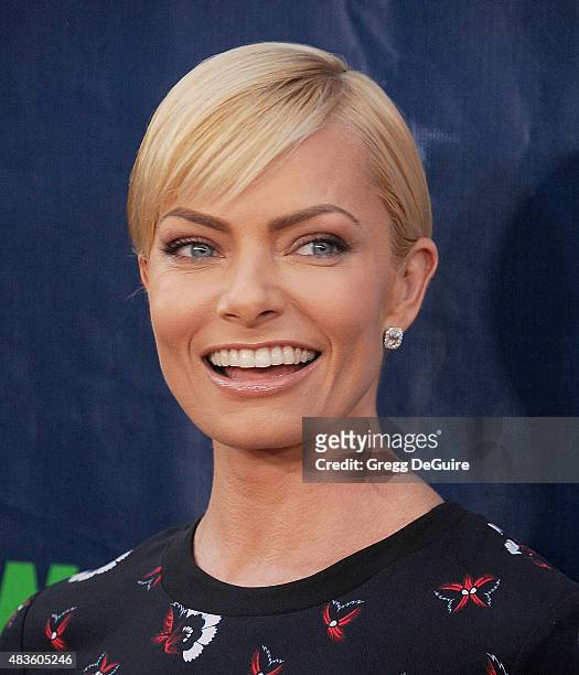 Actress Jaime Pressly arrives at the CBS, CW And Showtime 2015 Summer TCA Party at Pacific Design Center on August 10, 2015 in West Hollywood,...