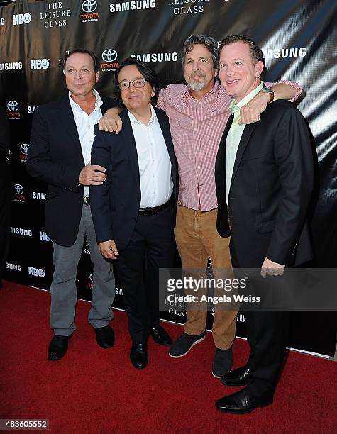 Director Bobby Farrelly, President of HBO Films Len Amato, director Peter Farrelly and CEO of Adaptive Studios Perrin Chiles attend the Project...