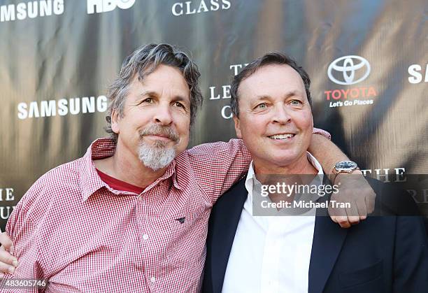 Peter Farrelly and Bobby Farrelly arrive at HBO presents The Project Greenlight season 4 winning film "The Leisure Class" held at The Theatre - The...